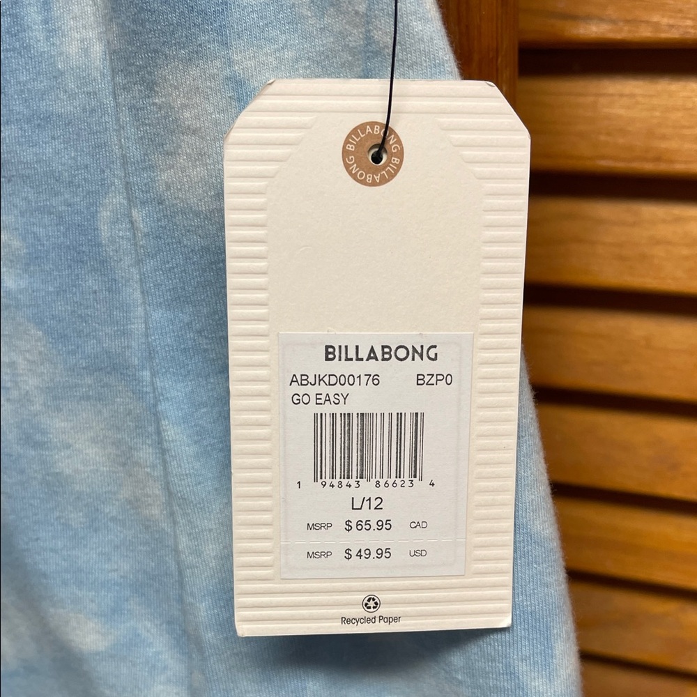 Billabong Light Blue Tie-Dye Halter Dress - Picture 3 of 13